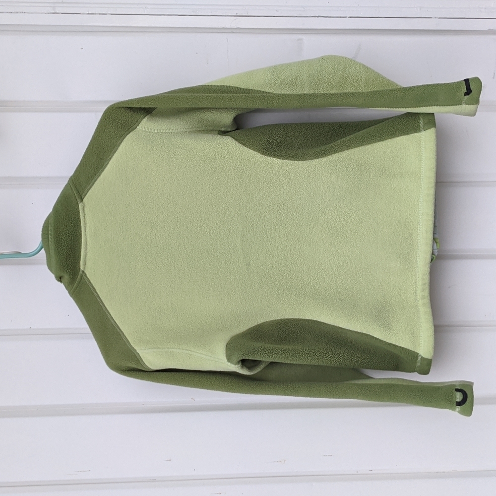 Marmot Two-Tone Green Polartec Fleece Zip Up Jacket - Picture 2 of 9